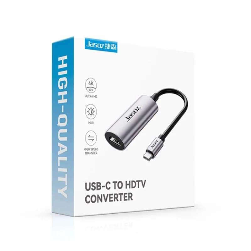 Cáp chuyển đổi USB-C sang HDMI dài 13cm Jasoz H103 T-H103 