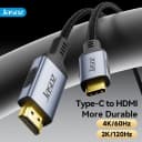 Dây Chuyển Đổi Type-C Sang HDMI 2M Cao Cấp Jasoz T-H102 (Màu Đen Ghi) 4