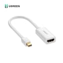 Cáp Chuyển Đổi Mini DisplayPort Sang HDMI Có Chipset Ugreen 10460 (Dài 18cm, Màu Trắng) 1