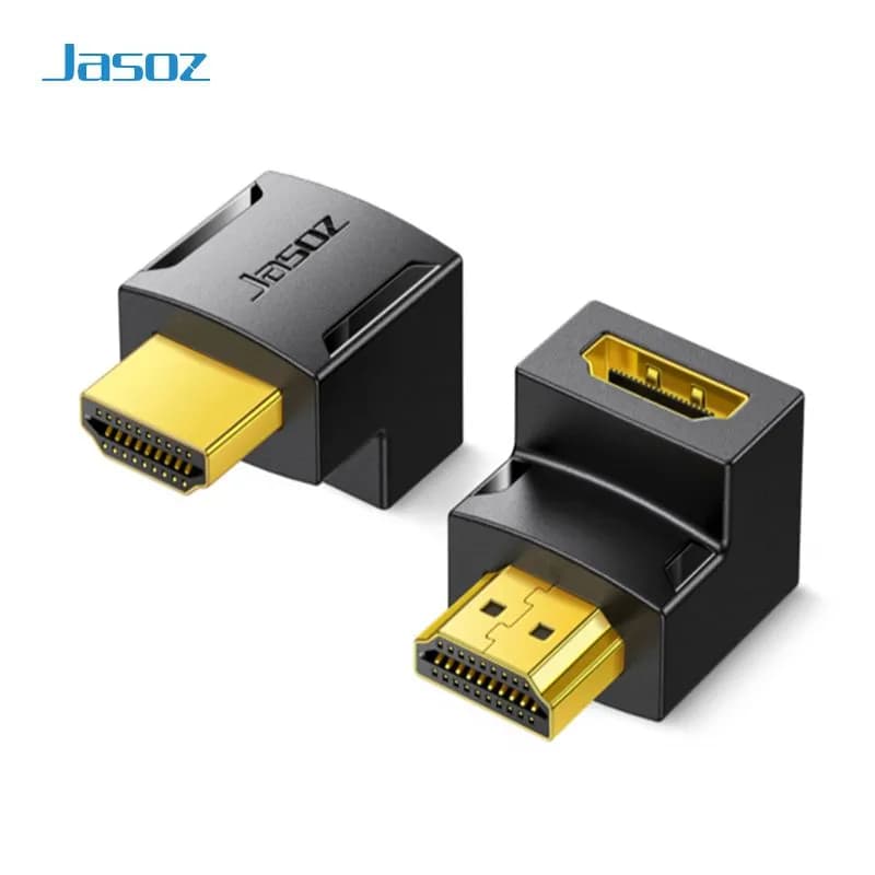 Đầu Nối HDMI Vuông Góc Hướng Xuống Jasoz G134 T-G154 - Hỗ Trợ 4K