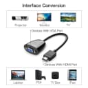 Cáp Chuyển Đổi HDMI Sang VGA Có Chipset Ugreen 40253 (Màu Đen) - Full HD 1080P 4