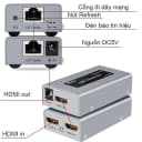 Bộ Kéo Dài HDMI Qua LAN 50m Dtech DT-7009C Full HD 1080P 3