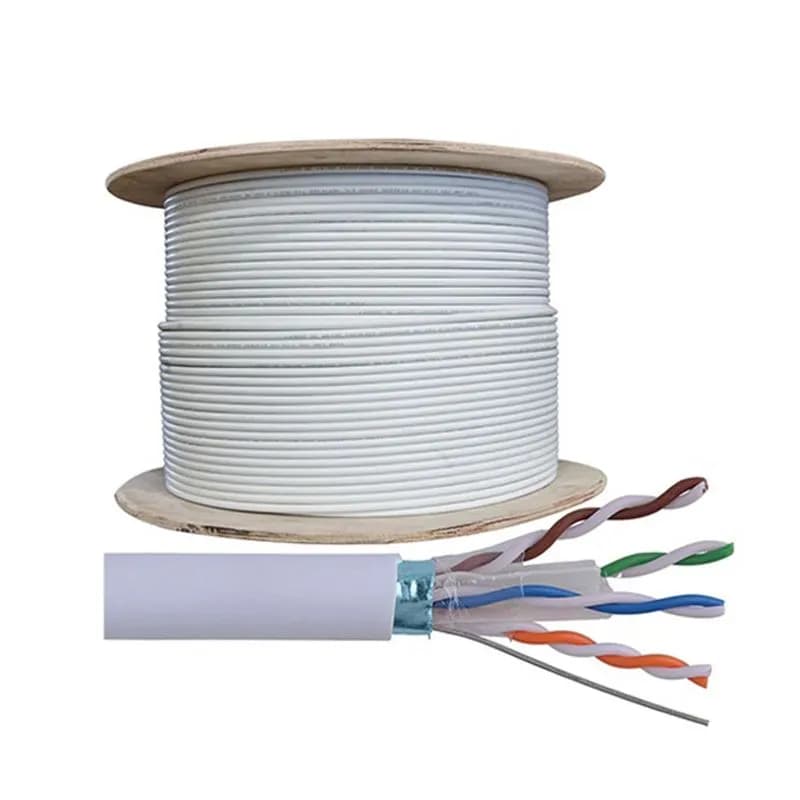 Cáp mạng COMMSCOPE F/UTP, Cat.6A, 4 đôi, LSZH, 23 AWG, Solid, màu trắng, 305m