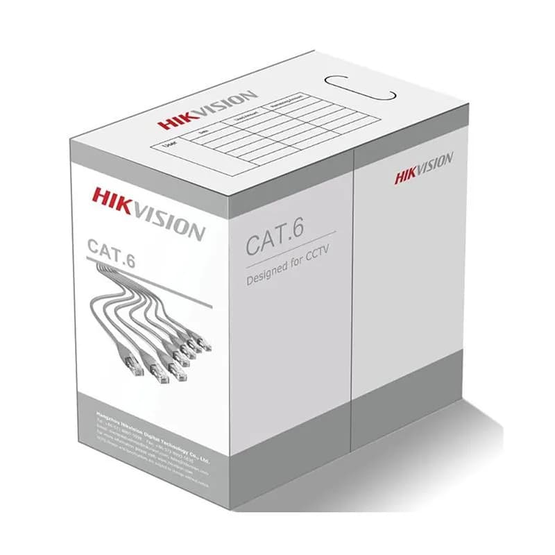 Cáp Mạng CAT6 U/UTP Hikvision DS-1LN6UZC0 305m (Màu Xám Ghi)