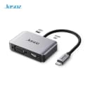 Cáp Chuyển USB-C Sang HDMI VGA USB 3.0 PD 100W 18cm Jasoz H107 (T-H107) 1