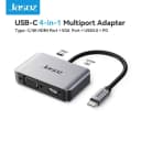 Cáp Chuyển USB-C Sang HDMI VGA USB 3.0 PD 100W 18cm Jasoz H107 (T-H107) 3