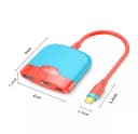 Cáp Chuyển USB-C Sang HDMI USB PD Có Chipset Jasoz H106 T-H106 18cm 3
