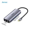 HUB Chuyển đổi USB-C Sang LAN Gigabit và 3 Cổng USB 3.0 Jasoz H108 T-H108 1