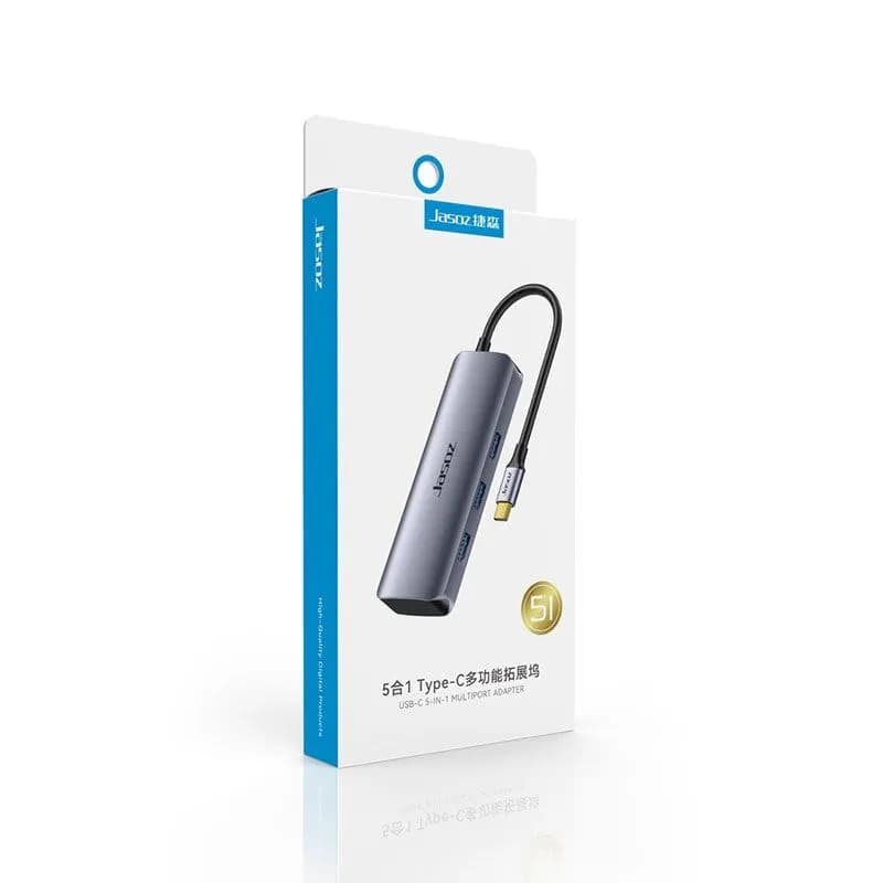 HUB Chuyển Đổi USB-C Sang HDMI 3 Cổng USB 3.0 PD 100W Jasoz H109 T-H109 - hover