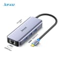 HUB Chuyển Đổi USB-C Sang LAN Gigabit và 3 Cổng USB 3.0 PD 100W Jasoz H110 T-H110 1