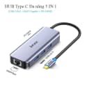 HUB Chuyển Đổi USB-C Sang LAN Gigabit và 3 Cổng USB 3.0 PD 100W Jasoz H110 T-H110 3