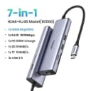 Hub Chuyển Đổi USB-C 7 Trong 1 Ugreen 90568 (CM512) Vỏ Nhôm Cao Cấp 4