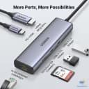 Hub Chuyển Đổi USB-C 7 Trong 1 Ugreen 90568 (CM512) Vỏ Nhôm Cao Cấp 2