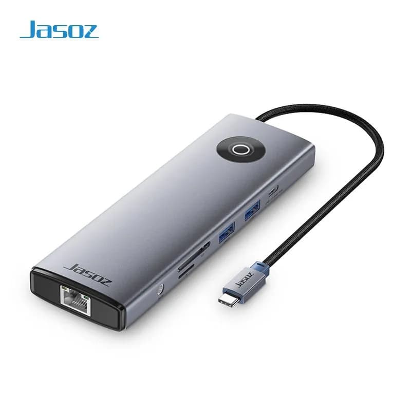 Bộ Chuyển Đổi USB Type-C 10 Trong 1 JASOZ H113 T-H113 | Hàng Chính Hãng