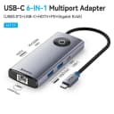 Hub Chuyển Đổi USB-C Sang HDMI, LAN Gigabit, USB 3.0, USB-C, PD 100W  JASOZ T-H111 3