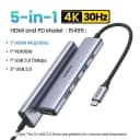 Hub Chuyển Đổi USB-C Sang HDMI 4K, USB 3.0, Sạc PD 100W Ugreen 15495 4