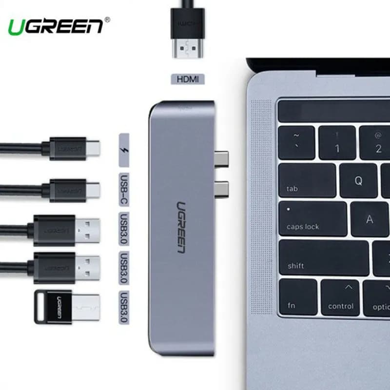 Bộ Chuyển Đổi Dual USB-C Cho Macbook Ugreen 50963 CM251