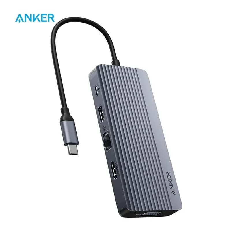 Bộ Chuyển Đổi USB-C 10 Trong 1 Anker A83C2HA1 - Hub USB Type C Mở Rộng Đa Năng Cho Macbook và Laptop