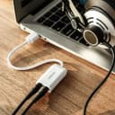 Card Sound USB 2.0 Sang Jack 3.5mm Tai Nghe & Mic Ugreen 30143 US205 (Màu Trắng) 5