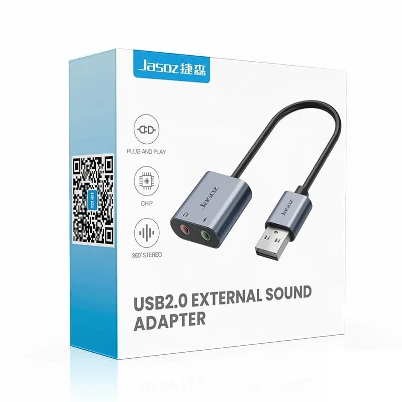 Card Sound USB 2.0 Sang Jack 3.5mm Loa & Mic Jasoz G142 T-G169