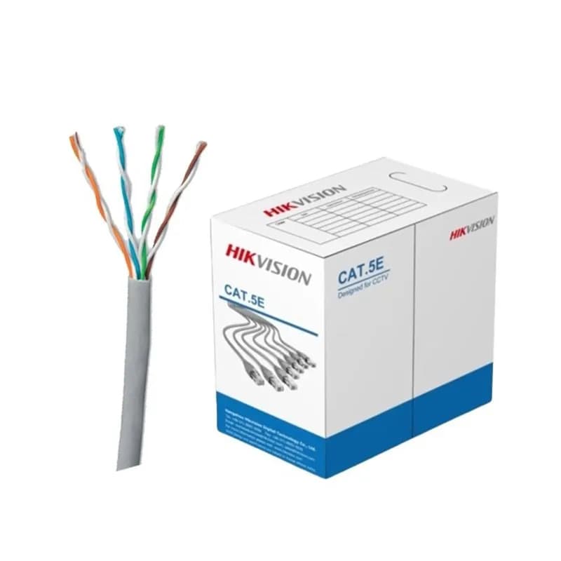 Cáp Mạng Thùng 305m Hikvision DS-1LN5EUEC0 Cat5e U/UTP 25AWG Lõi Đồng - hover