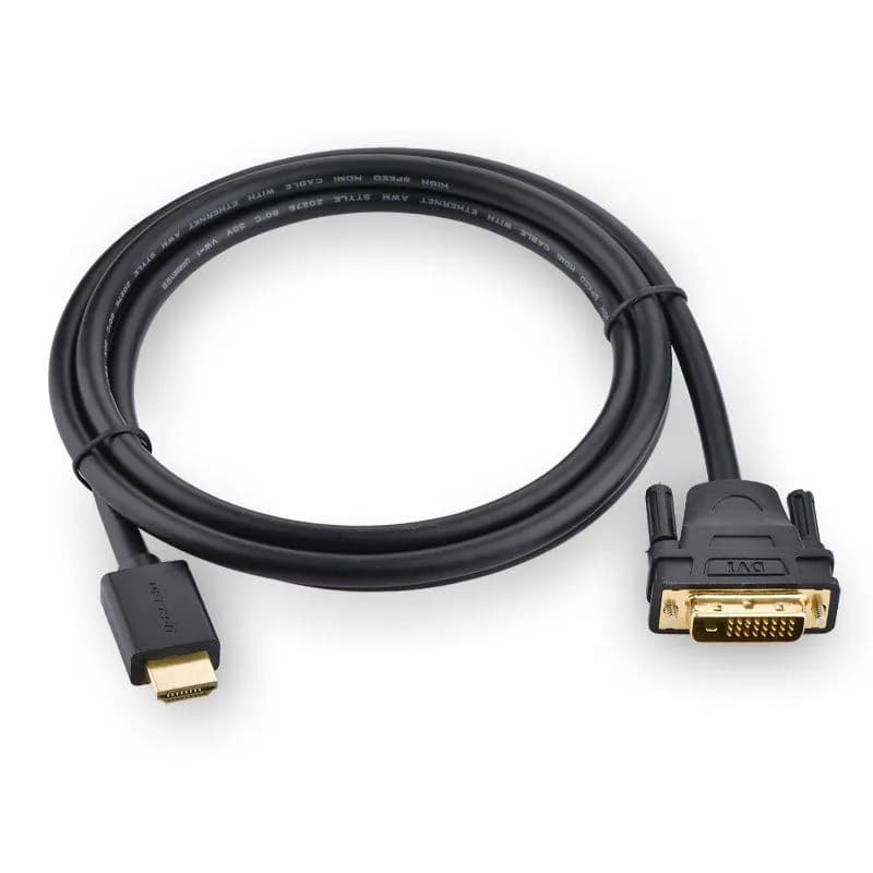 Cáp DVI-D (24+1) Sang HDMI Hỗ Trợ Chuyển 2 Chiều Ugreen 11150 Dài 1,5M - Hỗ Trợ Full HD 1080P