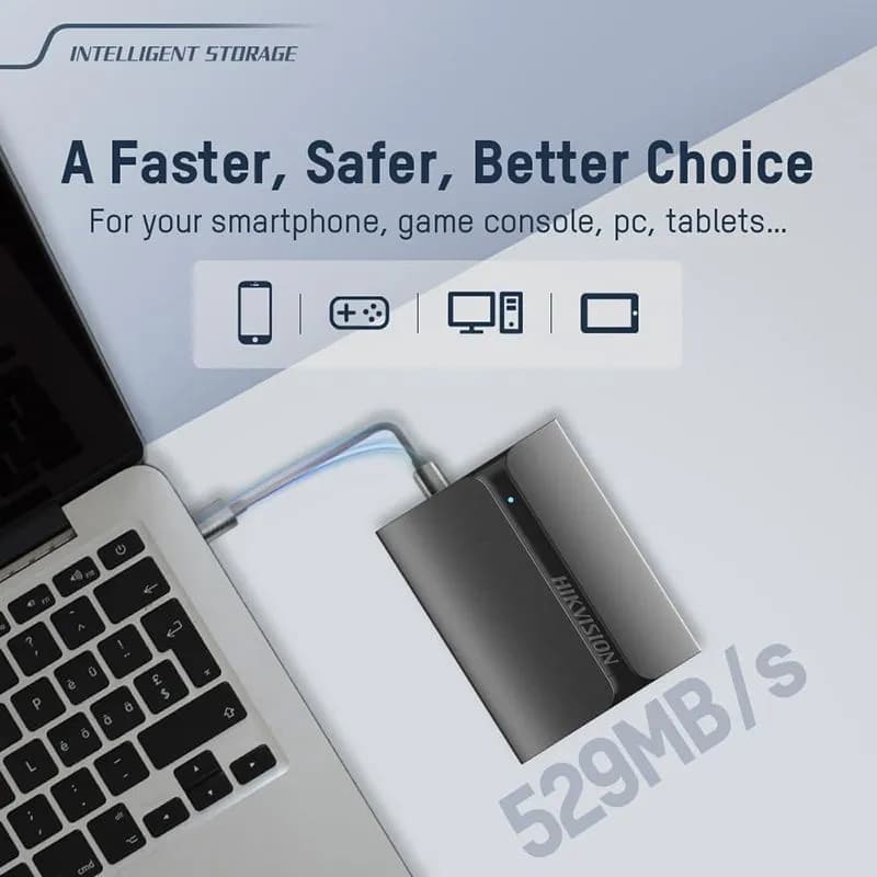Ổ cứng di động SSD 1TB HIKSEMI T300S USB-A & USB-C