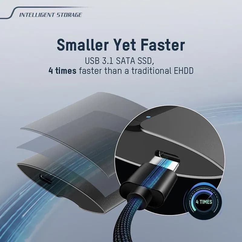 Ổ cứng di động SSD 1TB HIKSEMI T300S USB-A & USB-C
