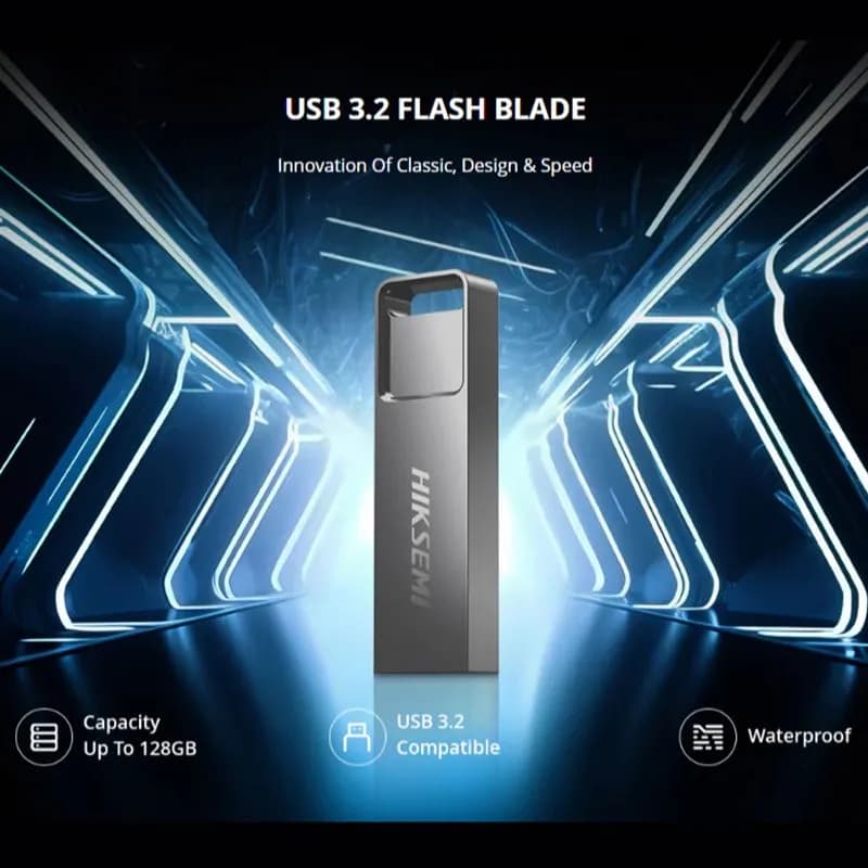 USB Hiksemi HS-USB-E301 U3 BLADE USB 3.2 Gray | Tốc Độ Cao - hover
