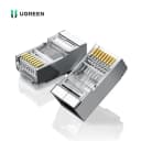 Hộp 100 Đầu Bấm Mạng RJ45 Cat6 Cấp Ugreen 50248 Bọc Nhôm Chống Nhiễu 1
