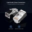 Hộp 100 Đầu Bấm Mạng RJ45 Cat6 Cấp Ugreen 50248 Bọc Nhôm Chống Nhiễu 2