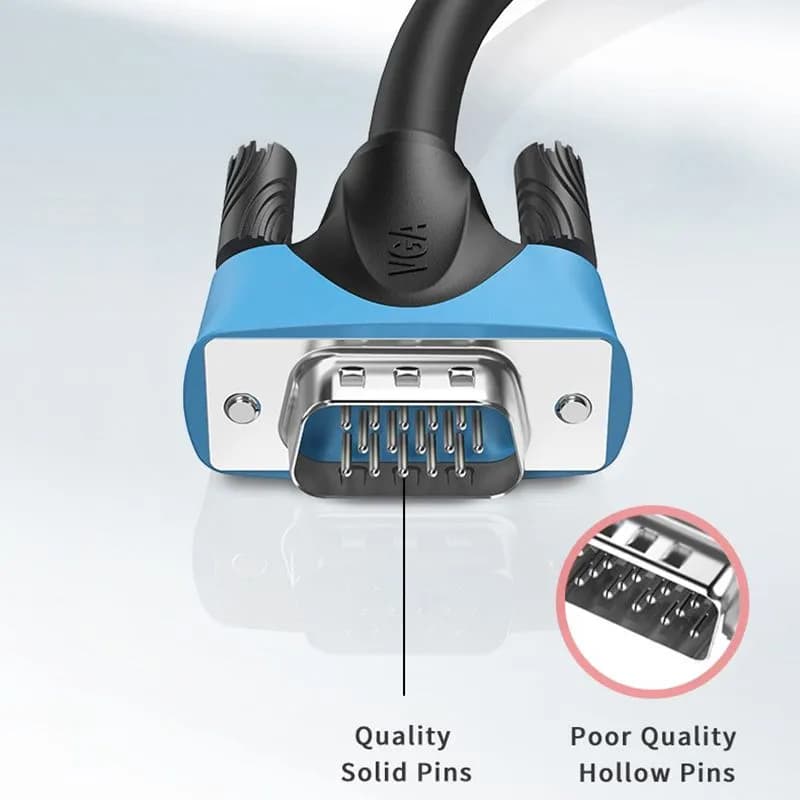 Cáp VGA 2M Chống Nhiễu JASOZ C101 T-C125 - Hỗ Trợ Full HD 1080P - hover
