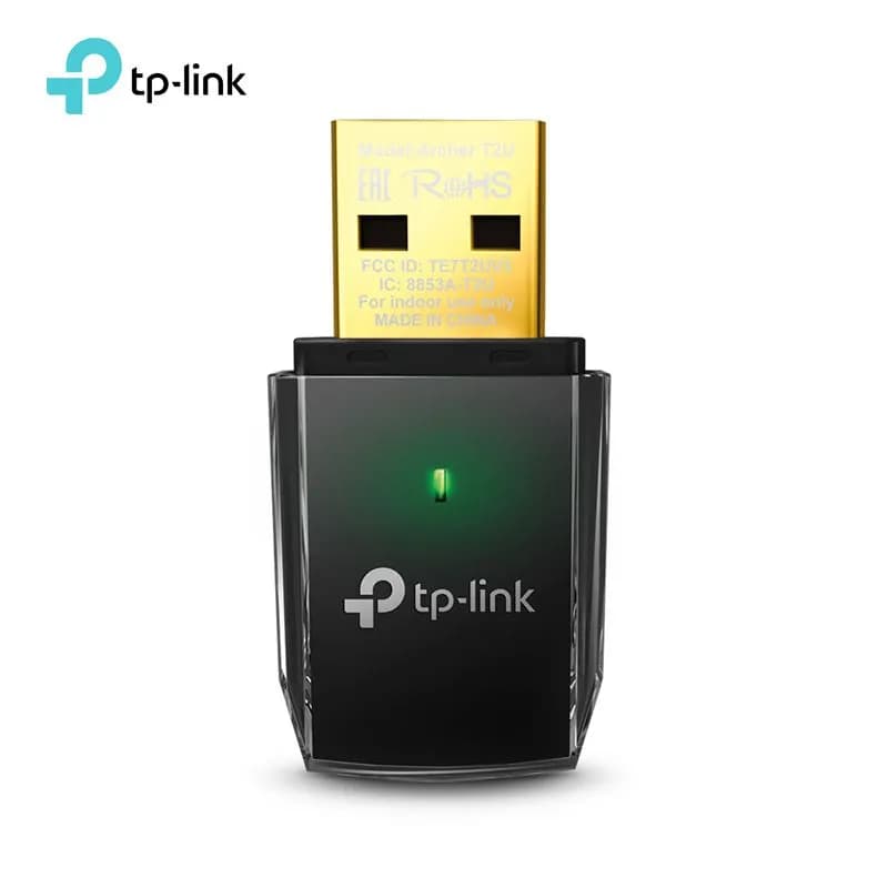 USB Wifi 2 Băng Tần AC600 TP-Link Archer T2U - Thu Sóng Wifi Cho Máy Tính, Laptop