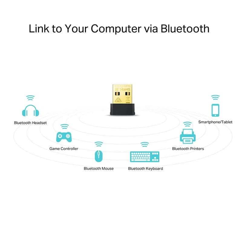 USB Wifi Bluetooth 4.2 TP-Link Archer T2UB Nano AC600 - Bộ Thu Sóng Wifi 2 Băng Tần
