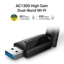 USB Thu Sóng Wifi TP-Link Archer T3U Plus AC1300 Băng Tần Kép Có Ăng-Ten 3