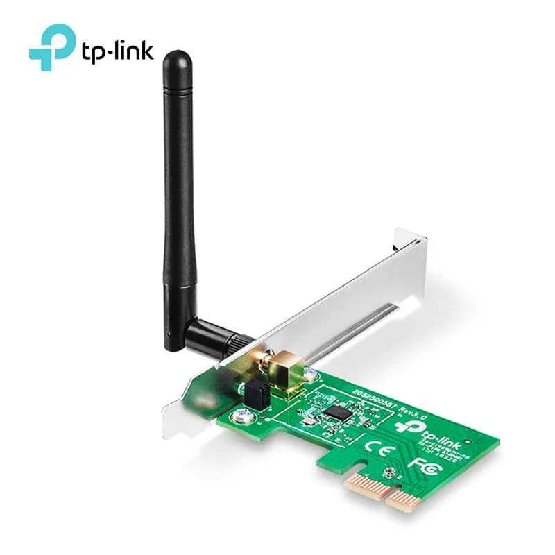 Card Wifi Cho PC TP-Link TL-WN781ND PCIe Chuẩn N 150Mbps 1 Ăng-Ten