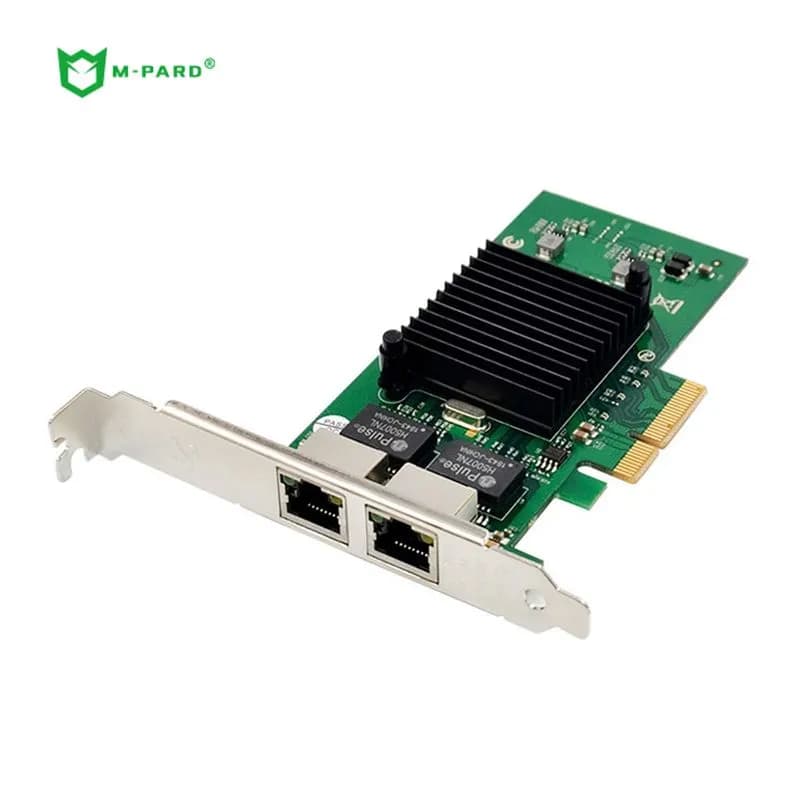 Card Mở Rộng PCIe x1 Sang 2 Cổng LAN Gigabit M-Pard MD171 1000Mbps