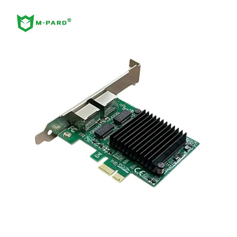 Card Mở Rộng PCIe x1 Sang 2 Cổng LAN Gigabit M-Pard MD171 1000Mbps