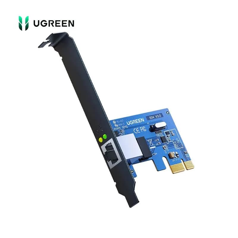 Card Mạng LAN Cho PC Ugreen 30771 PCIe Gigabit 10/100/1000Mbps
