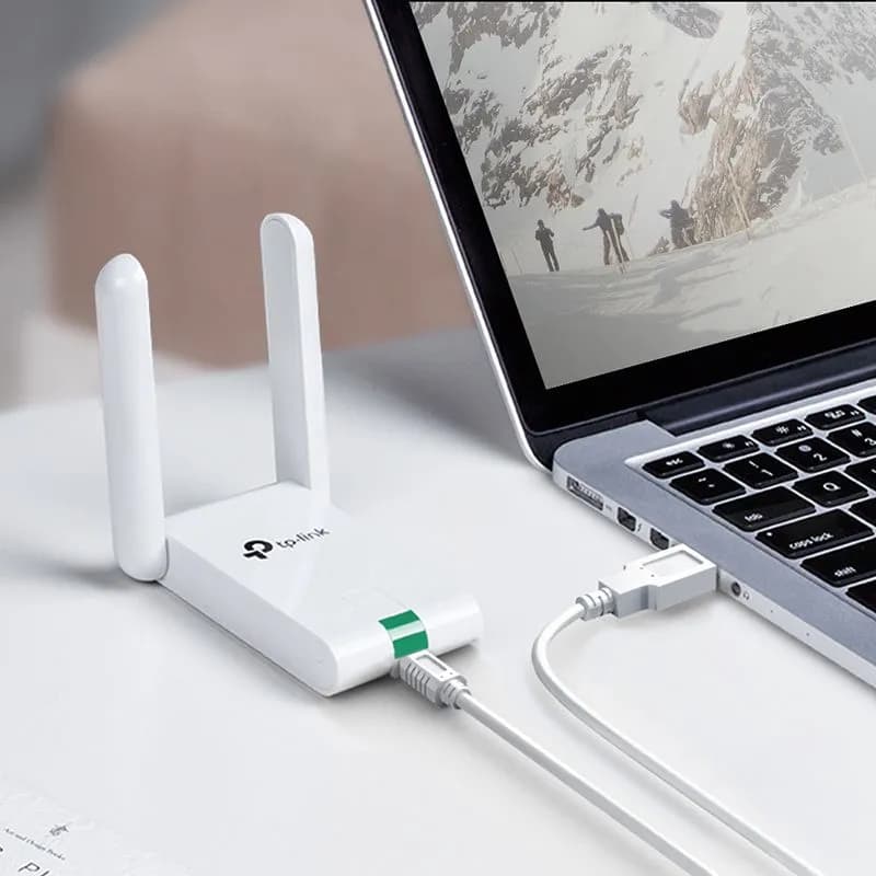 USB Thu Wifi Cho PC TP-Link TL-WN822N 300Mbps 2 Ăng-Ten Độ Lợi Cao