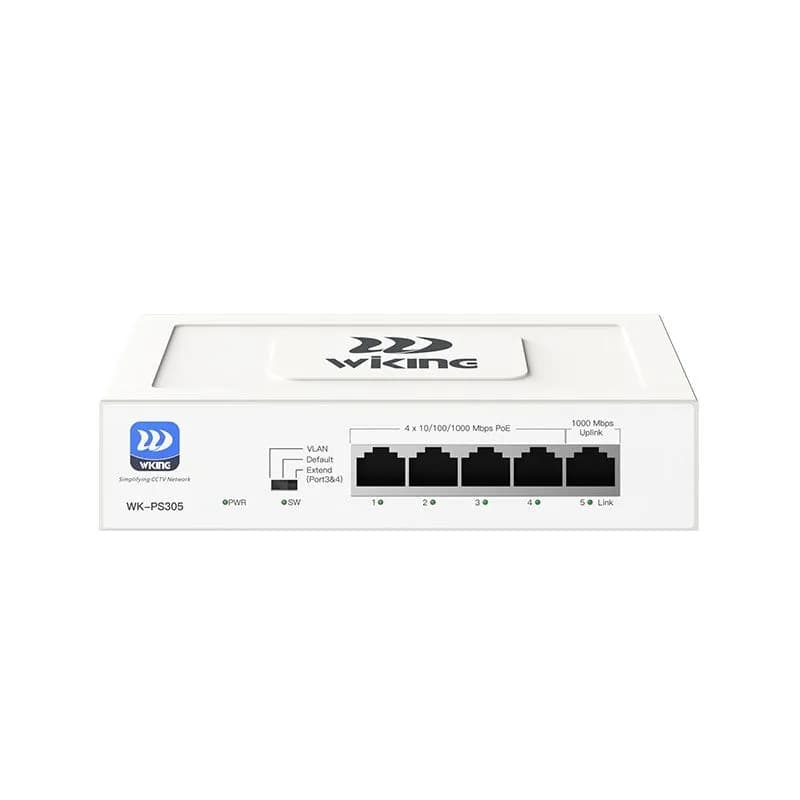 Switch PoE 4 Cổng Gigabit Wi-Tek WiKing WK-PS305 tốc độ 1000Mbps  - hover