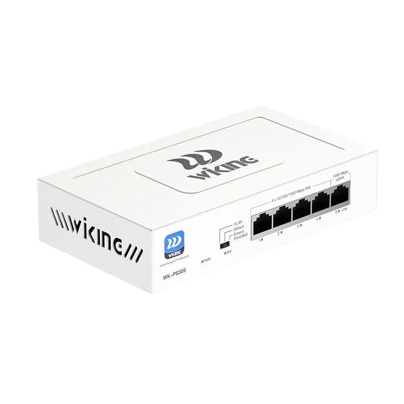 Switch PoE 4 Cổng Gigabit Wi-Tek WiKing WK-PS305 tốc độ 1000Mbps 