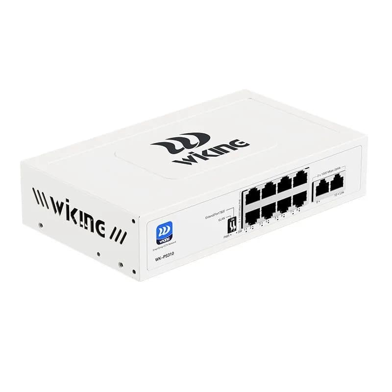 Switch PoE 8 Cổng Gigabit Wi-Tek WiKing WK-PS310 V2 tốc độ 1000Mbps