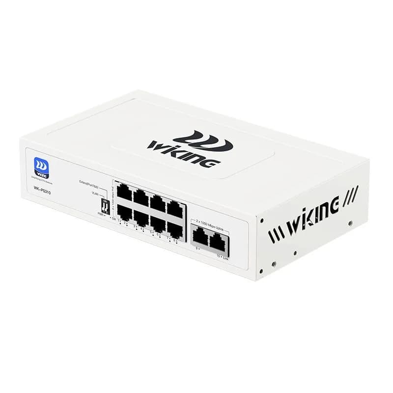 Switch PoE 8 Cổng Gigabit Wi-Tek WiKing WK-PS310 V2 tốc độ 1000Mbps
