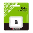Thẻ Nhớ MicroSD 64GB Kingston Canvas Select Plus Class 10 (SDCS3/64GB) 1