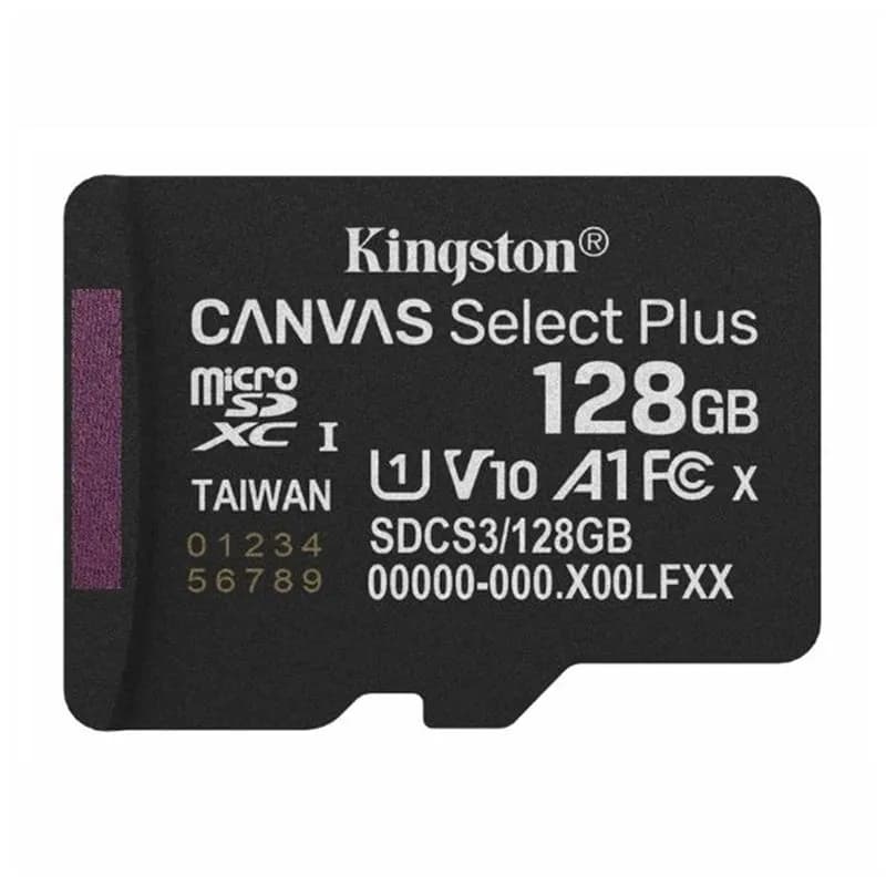 Thẻ Nhớ MicroSD 128GB Kingston Canvas Select Plus Class 10 (SDCS3/128GBSP) 150MB/s