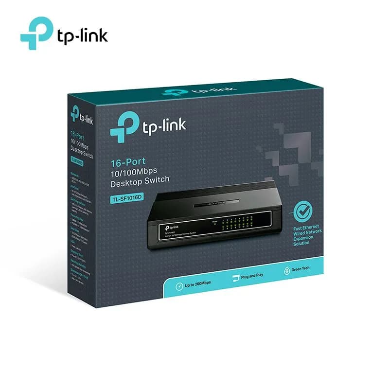 Bộ Chia Mạng 16 Cổng TP-Link TL-SF1016D Tốc Độ 100Mbps - hover