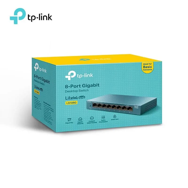 Bộ Chia Mạng 8 Cổng Gigabit TP-Link LS108G 10/100/1000Mbps - hover