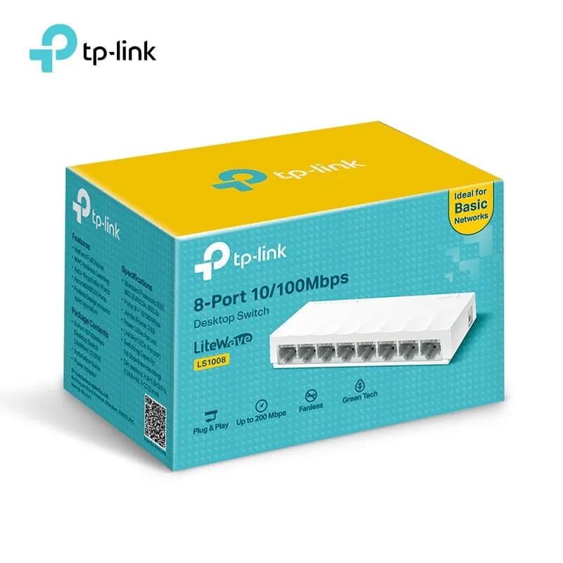 Bộ Chia Mạng 8 Cổng TP-Link LS1008 Tốc Độ 100Mbps - hover