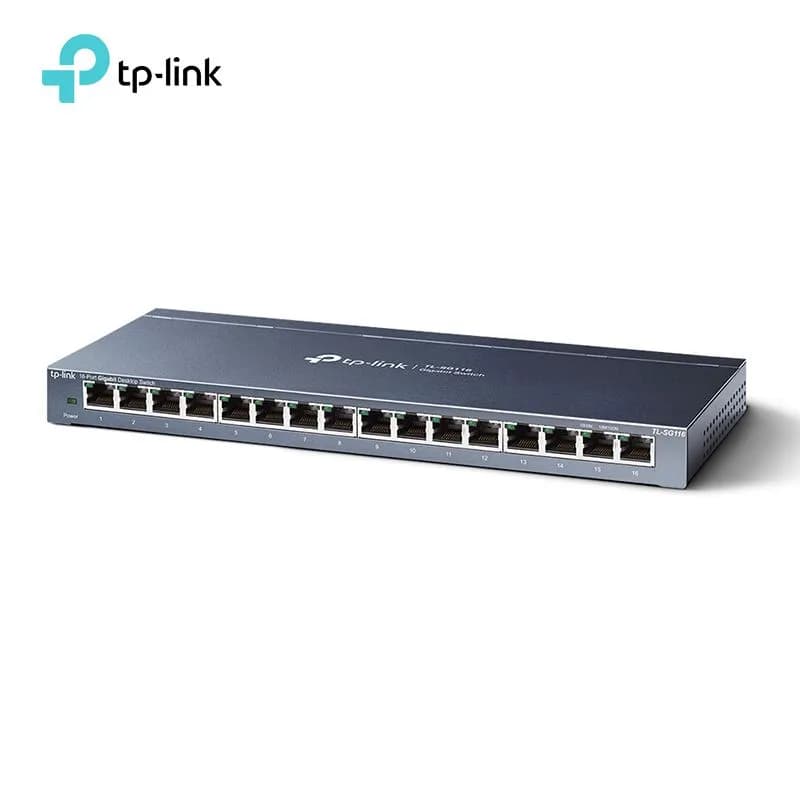 Bộ Chia Mạng 16 Cổng Gigabit TP-Link TL-SG116 1000Mbps Vỏ Thép